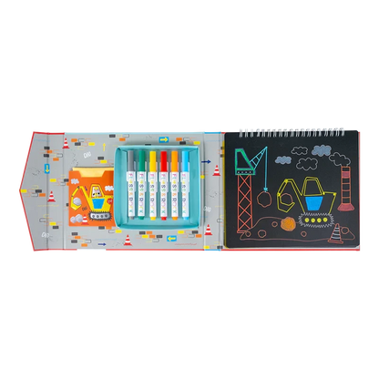 Floss & Rock Chalk Board Sketchbook Construction Art and Craft for Kids 3yrs+