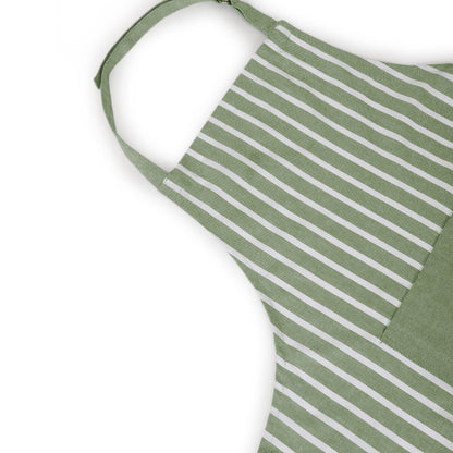 Green Chambray Apron