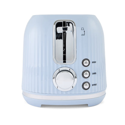 2 Slice Retro Toaster - Blue