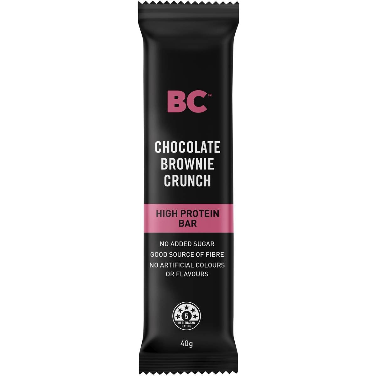 BC Snacks Chocolate Brownie Crunch High Protein Bar 40g