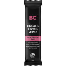 BC Snacks Chocolate Brownie Crunch High Protein Bar 40g