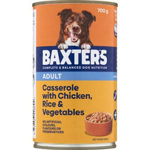 Baxter's Wet Dog Food Casserole Chicken Rice & Vegetables 700g