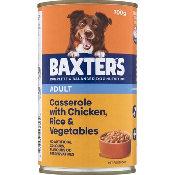 Baxter's Wet Dog Food Casserole Chicken Rice & Vegetables 700g
