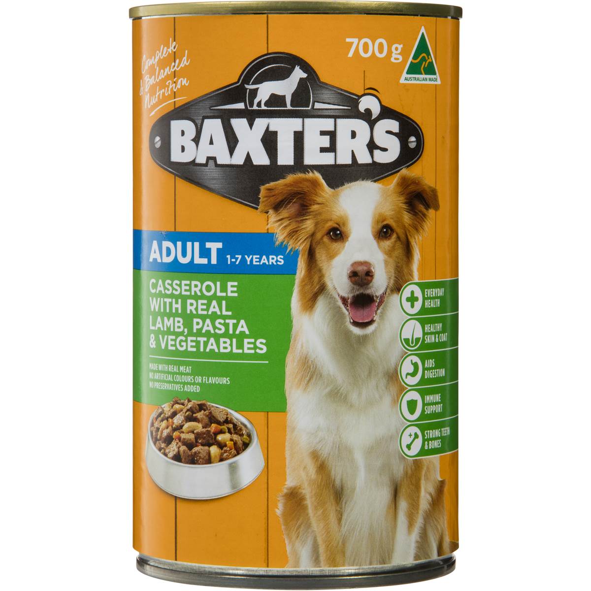 Baxter's Wet Dog Food Casserole Lamb, Pasta & Veg 700g