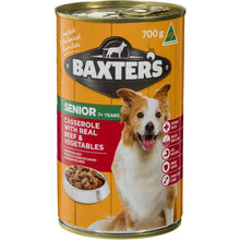 Baxter's Wet Dog Food Senior Cass Beef, Pasta & Vege 700g