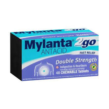 2Go Antacid Double Strength Chewable Tablets Lemon Mint