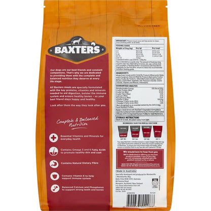 Baxter's Dry Dog Food Small Breed Beef & Vegetables 3kg