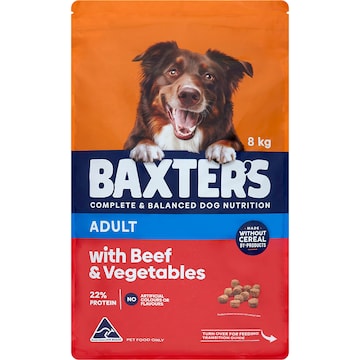 Baxter's Dry Dog Food Beef & Vegetables 8Kg