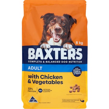 Baxter's Dry Dog Food Chicken & Vegetables 8Kg