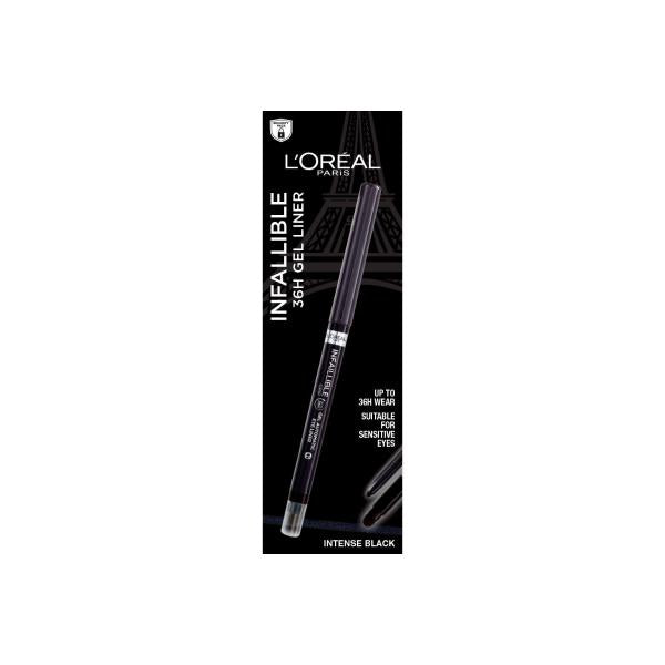L'OREAL PARIS INFALLIBLE GEL AUTOLINER INTENSE BLACK 5GRAM