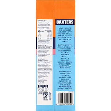 Baxter's Wet Dog Food Puppy Milk 1L