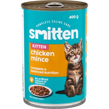 Smitten Kitten Wet Cat Food Chicken Mince 400g