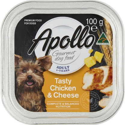 Apollo Wet Dog Food Chicken & Cheese 100G