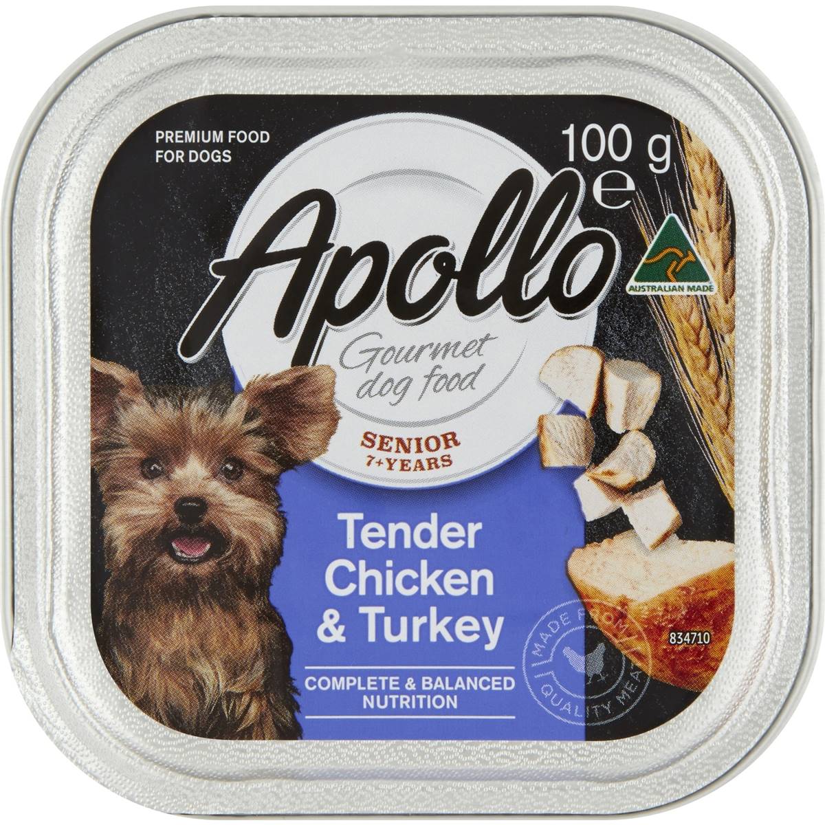 Apollo Wet Dog Food Senior Chicken & Turkey 100G