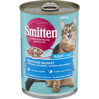 Smitten Cat Food Seafood Basket 400g