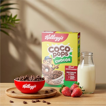 Kellogg's Coco Pops Chocos Multigrain Breakfast Cereal 260g