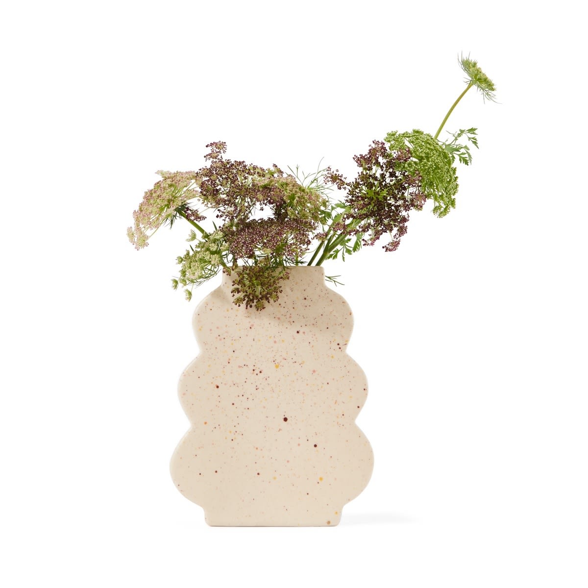 Wavy Ceramic Vase