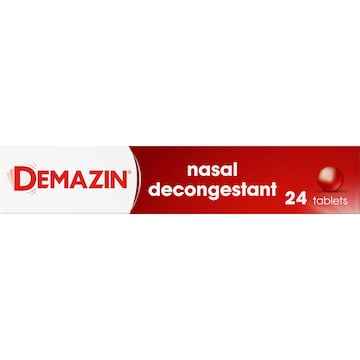 Demazin Nasal Decongestant Tablets 24 pack