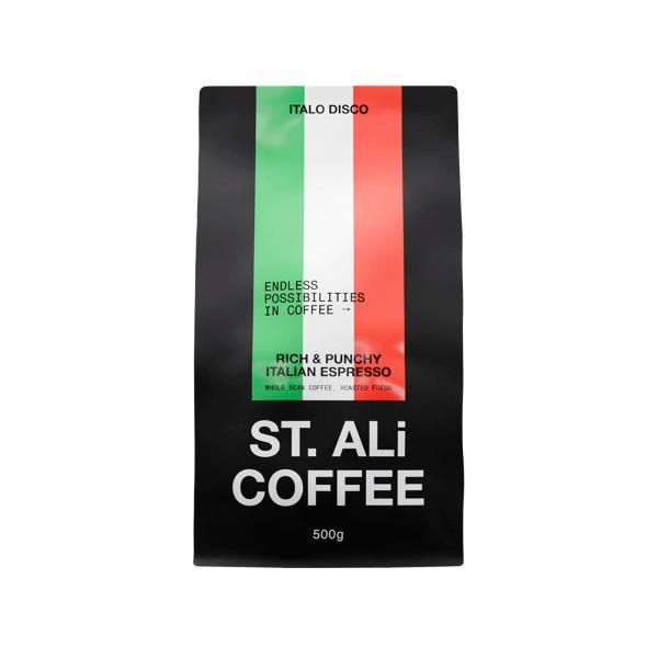 ST ALI ITALO DISCO COFFEE BEANS 500G