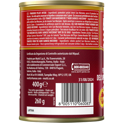 Mutti Pomodoro San Marzano Tomatoes 400g