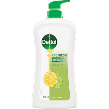 Dettol Profresh Shower Gel Body Wash Lemon & Lime 950mL