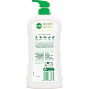 Dettol Profresh Shower Gel Body Wash Lemon & Lime 950mL