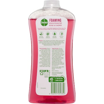 Dettol Antibacterial Foam Hand Wash Refill Rose & Cherry 900mL