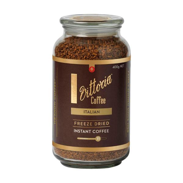 VITTORIA FREEZE DRIED ITALIAN INSTANT COFFEE 400G