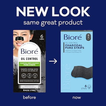 Biore Deep Cleansing Charcoal Pore Strip 6 pack