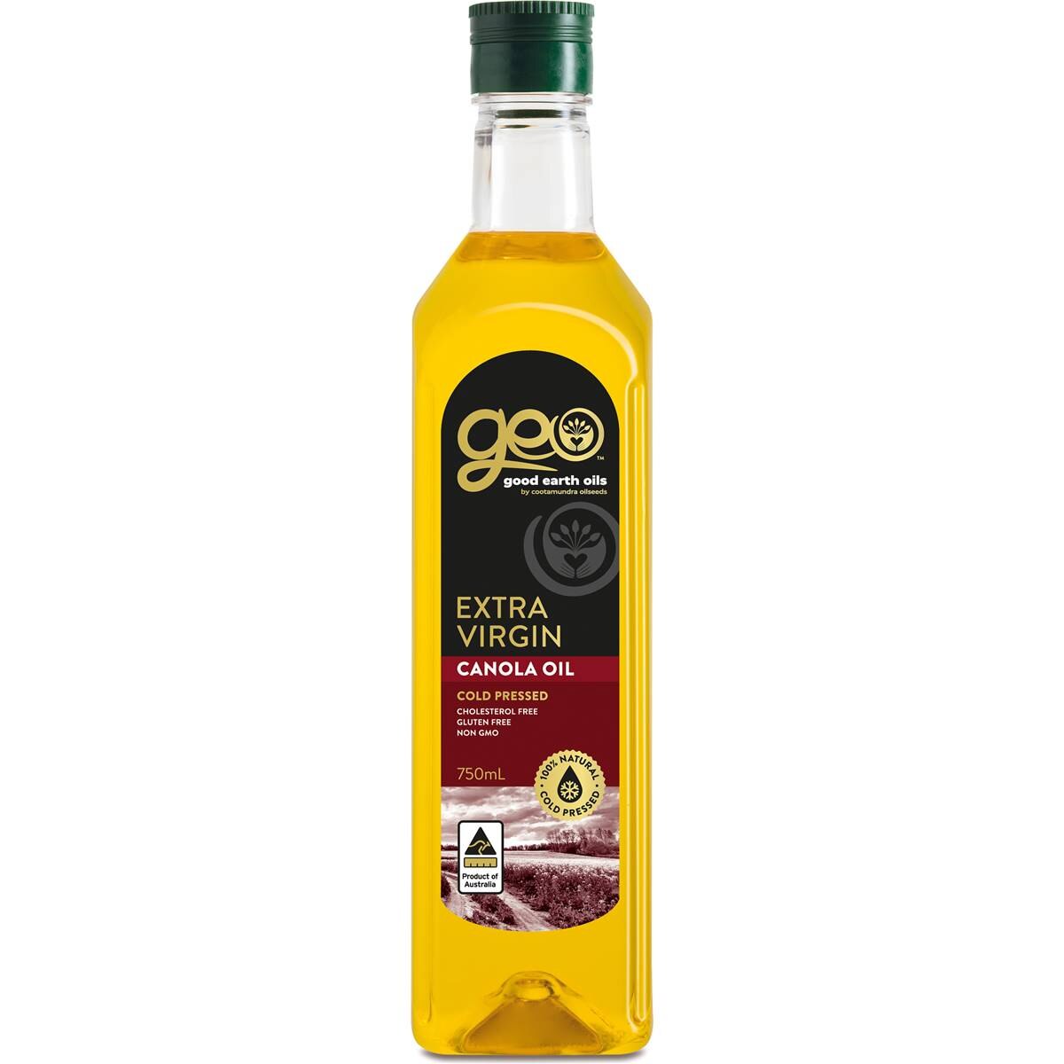 GEO Extra Virgin Canola Oil 750ml
