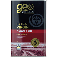GEO Extra Virgin Canola Oil Cold Pressed 4L