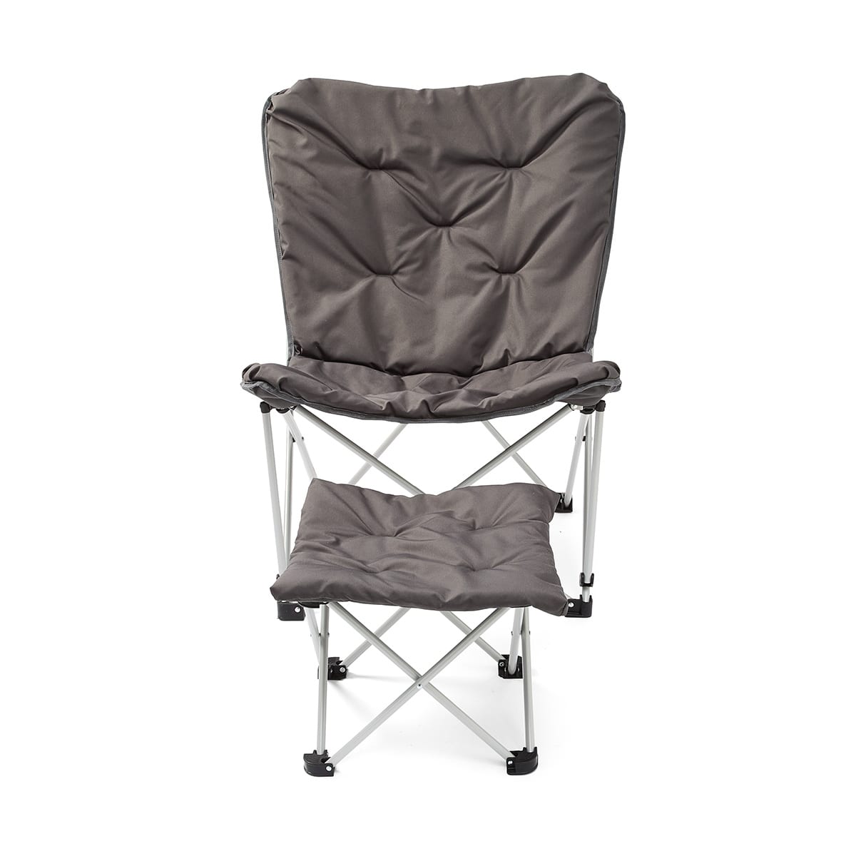Halfmoon Chair with Stool