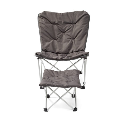 Halfmoon Chair with Stool