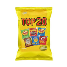 TOP 20 VARIETY POTATO CHIPS 20PK:TOP 20:.:375GRAM