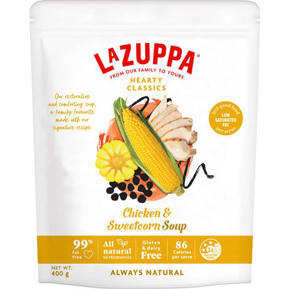 La Zuppa Soup Pouch Chicken & Sweetcorn 400g