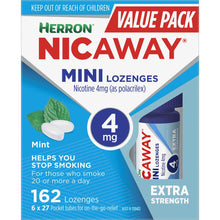 Herron Nicaway Mini Lozenges 4mg Value Pack 162 pack