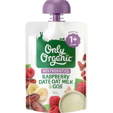 Only Organic Raspberry Date Oat Milk & Goji 100g