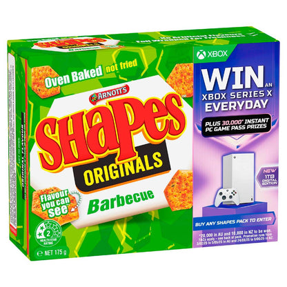 Arnotts Shapes Barbecue Cracker Biscuits 175g