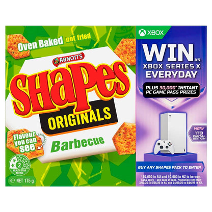Arnotts Shapes Barbecue Cracker Biscuits 175g