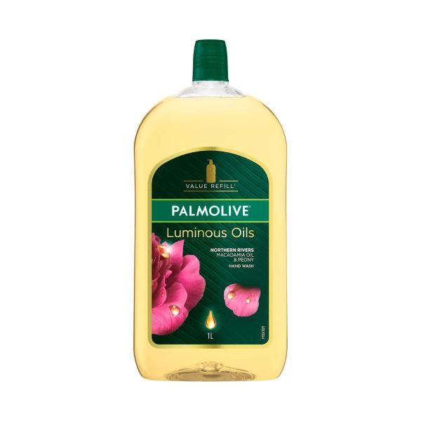 PALMOLIVE HAND WASH LUMINOUS OIL MACADAMIA & PEONY REFILL 1L