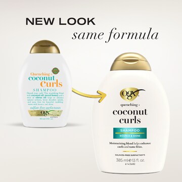 OGX Coconut Curls Shampoo For Curly Hair 385mL