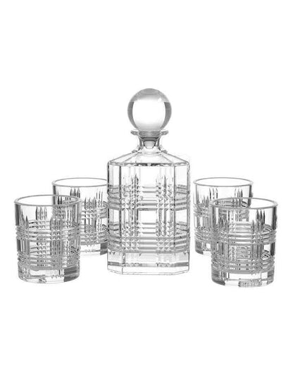 Bond Whisky Decanter Set 5 Piece in Clear