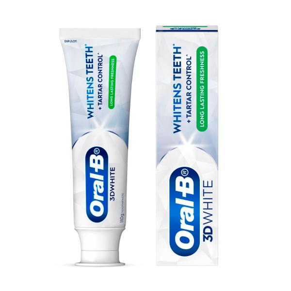 ORAL B 3DWHITE LONG LASTING FRESHNESS WHITENING TOOTHPASTE 110G