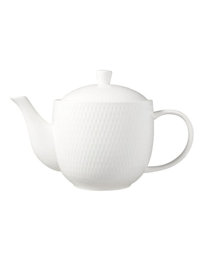 White Basics Diamonds Teapot 900ml Gift Boxed in White