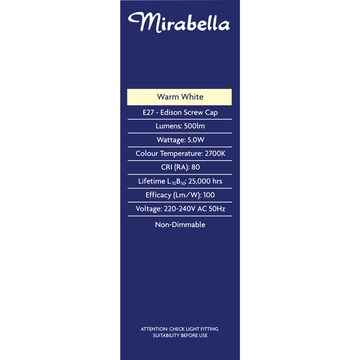 Mirabella LED Candle ES 5W 500Lm Warm White each