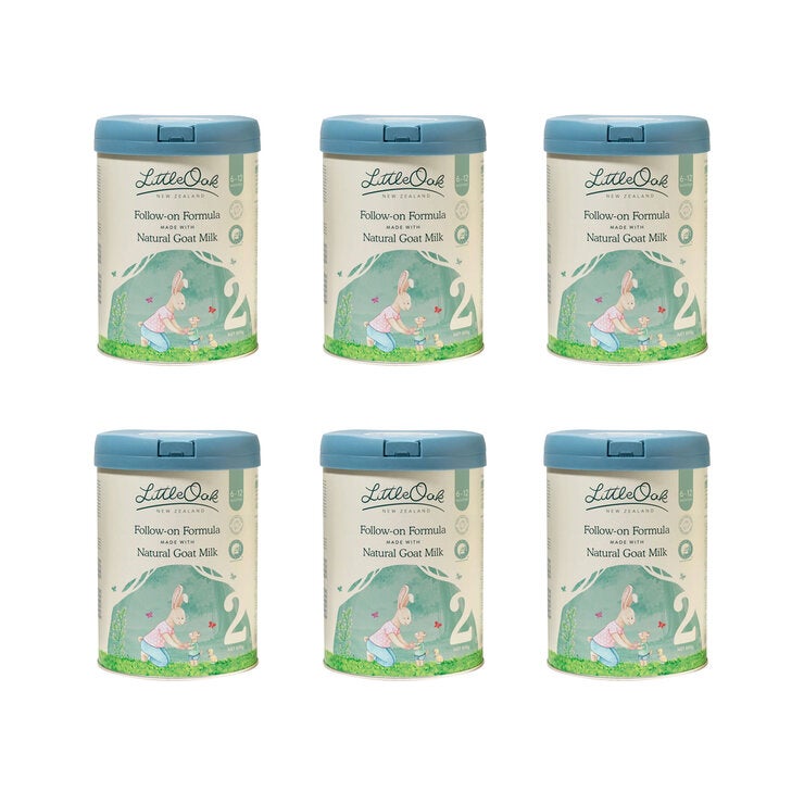 LittleOak Natural Goat Milk Follow on Formula Formula Stage 2 6 x 800g