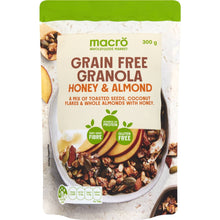 Macro Wholefoods Market Grain Free Granola Honey Almond 300g