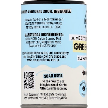 Mingle Greek Garlic Seasoning 45g