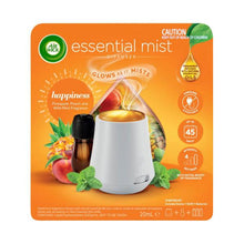 AIR WICK ESSENTIAL MIST AROMA DIFFUSER HAPPINESS PINEAPPLE- PEACH AND WILD MINT FRAGRANCE 20ML