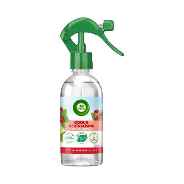 AIR WICK ODOUR NEUTRALISING SPRAY RASP & LIME 236ML